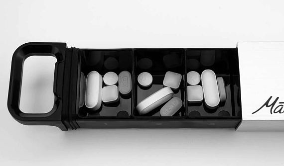 Таблетница Matador Waterproof Pill Canister серый - Фото 4 большая