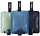 Набор флаконов Matador FlatPak Toiletry Bottle Чёрный/Зелёный/Синий - Фото 1 малая