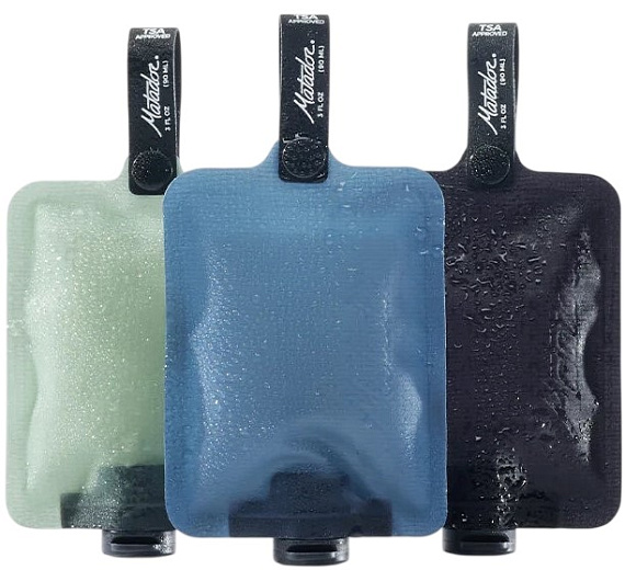 Набор флаконов Matador FlatPak Toiletry Bottle Чёрный/Зелёный/Синий - Фото 1 большая