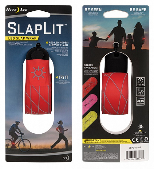 Светодиодный маркер Nite Ize SlapLit™ Red - Фото 1 большая