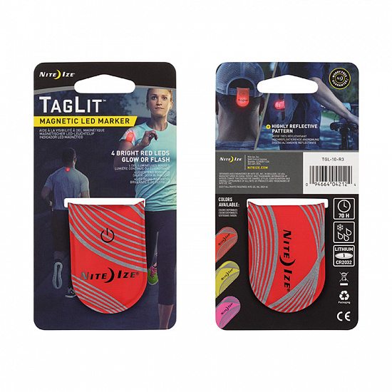 Светодиодный маркер Nite Ize TagLit Magnetic Red - Фото 1 большая