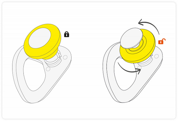Шлямбурный крюк съемный Petzl Coeur Pulse - Фото 4 большая