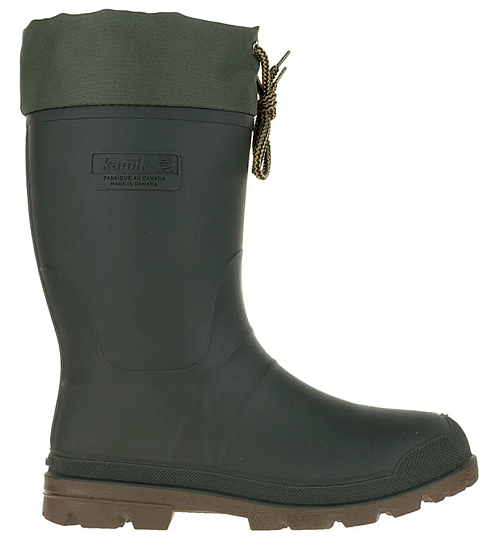Резиновые сапоги мужские Kamik Icebreaker Khaki - Фото 1 большая
