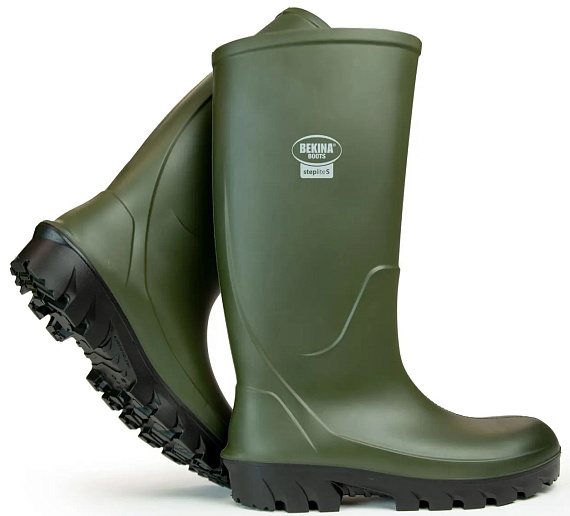Сапоги Bekina Steplite S O4 FlexGrip Green/Black - Фото 6 большая