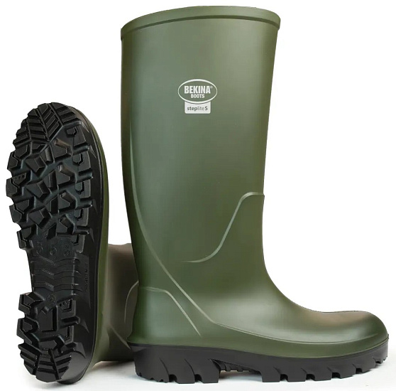 Сапоги Bekina Steplite S O4 FlexGrip Green/Black - Фото 7 большая