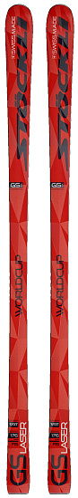 Горные лыжи детские Stockli Laser GS FIS-JRP 136-145 с креплениями R-10-B75 - Фото 1 большая
