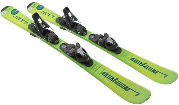 Горные лыжи детские Elan Jett с креплениями JS EL 7.5 JR - Фото 2 большая