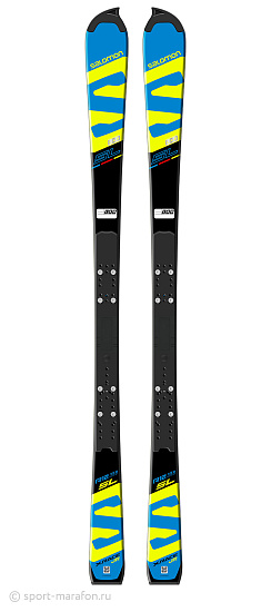 Горные лыжи детские Salomon SKIS LAB X-RACE SLjr 12 - Фото 1 большая