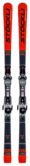 Горные лыжи Stockli Laser WRT GS FIS с креплениями WRT 10 Red 160 - Фото 1 большая