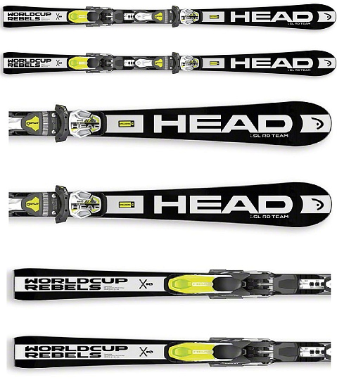 Горные лыжи Head WC Rebels iSL RD Team SW JRP RDX (120-138cm) с креплениями SX 9 JR. RACE - Фото 1 большая