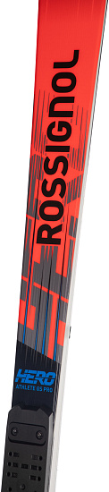 Горные лыжи детские Rossignol Hero Gs Pro 126-171 R21 Pro с креплениями Spx 11 Gw B73 Hot Red - Фото 5 большая