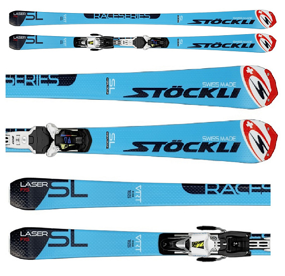 Горные лыжи Stockli Laser SL FIS с креплениями N Z10 - Фото 3 большая