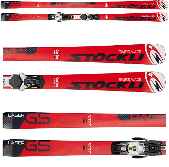 Горные лыжи Stockli Laser GS FIS с креплениями E L7 Easytrak B80 - Фото 3 большая