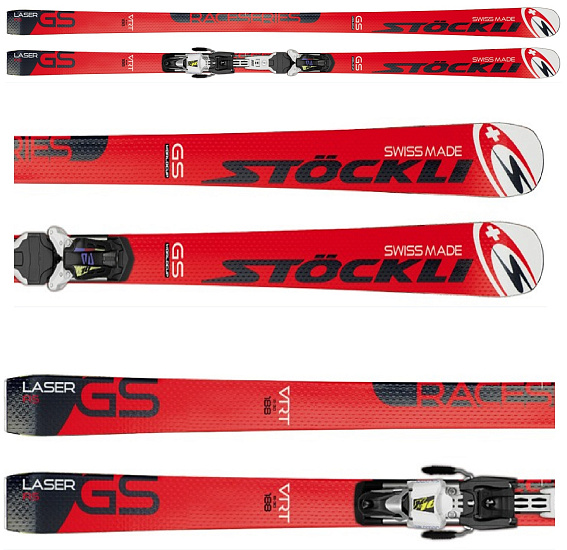 Горные лыжи Stockli Laser GS FIS с креплениями N Z10 - Фото 3 большая