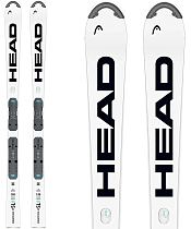 Горные лыжи детские Head WCR e.SL Rebel Team SW RP WCR T White/Black