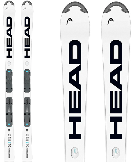 Горные лыжи детские Head WCR e.SL Rebel Team SW RP WCR T White/Black - Фото 1 большая