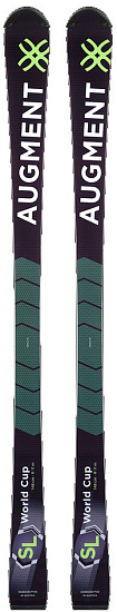 Горные лыжи детские Augment Junior World Cup SL 148 с креплениями SPX 12 WC Rockerflex Black Icon - Фото 1 большая