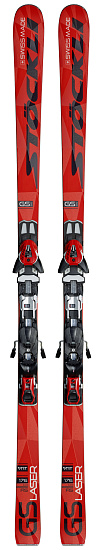 Горные лыжи Stockli Laser GS FIS RSP с креплениями SP12Ti75 - Фото 1 большая