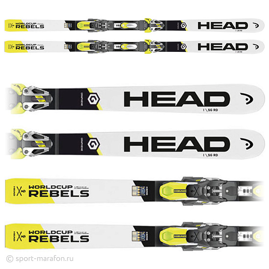 Горные лыжи Head SG 185 JRP RDX White/Black - Фото 2 большая