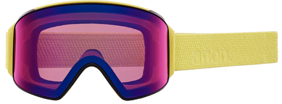 Горнолыжная маска Anon M4 Cylindrical Lemon/Prcv Sun Onyx - Фото 2 большая