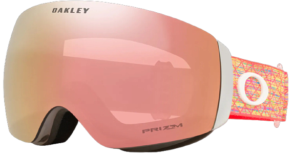Горнолыжная маска Oakley Flight Deck M Freestyle Collection Strap/Prizm Rose Gold - Фото 1 большая