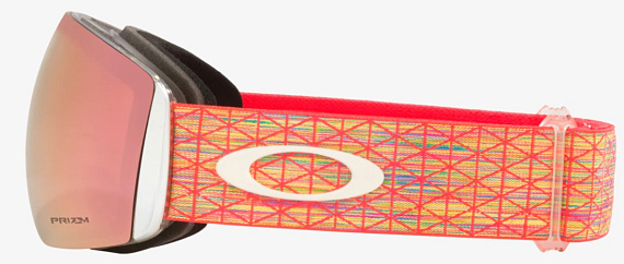 Горнолыжная маска Oakley Flight Deck L Freestyle Collection Strap/Prizm Rose Gold - Фото 3 большая