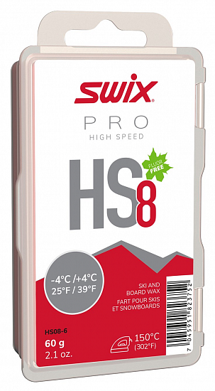 Парафин Swix Red -4°C/+4°C 60 г - Фото 1 большая