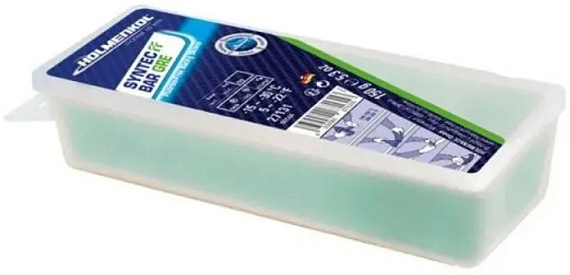 Синтетическая бесфторовая гоночная мазь Holmenkol Syntec FF Bar GRE - Фото 1 большая