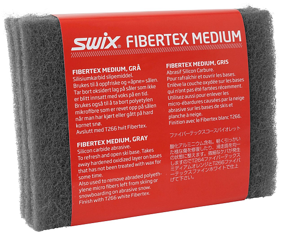 Фибертекс мелкий абразив Swix  3 листа 110х150mm - Фото 1 большая