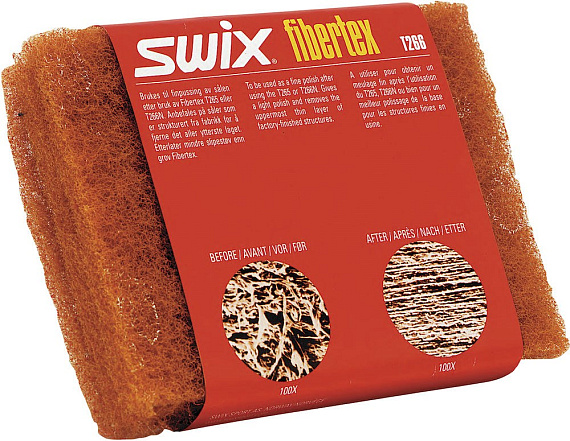 Фибертекс мелкий абразив Swix 3 листа 110x150mm - Фото 1 большая