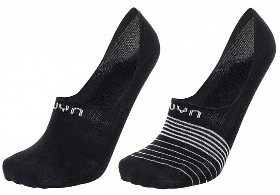 Носки UYN Unisex Ghost 4.0 2Prs Black-Black/White - Фото 1 большая
