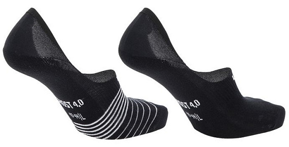 Носки UYN Unisex Ghost 4.0 2Prs Black-Black/White - Фото 2 большая