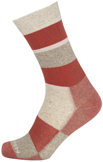 Носки Lorpen Lifestyle Wool Stripe Crew MLWSC Beige - Фото 1 большая