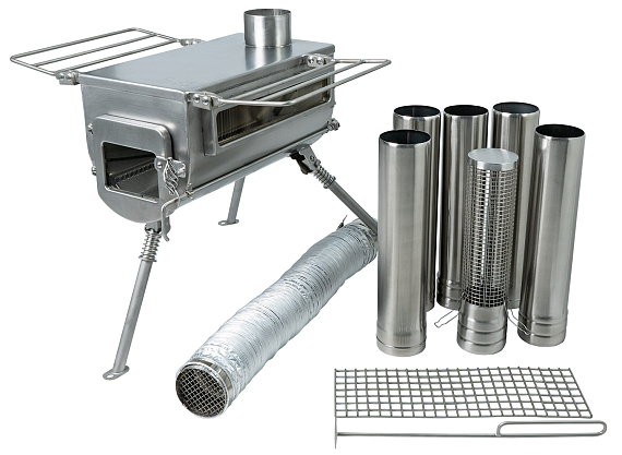 Печь Winnerwell Woodlander Plus Double View External Air Medium - Фото 5 большая