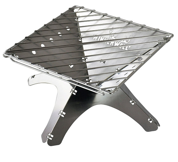 Костровая чаша-гриль Winnerwell Flat Firepit Medium с решетками для угля и гриля - Фото 18 большая