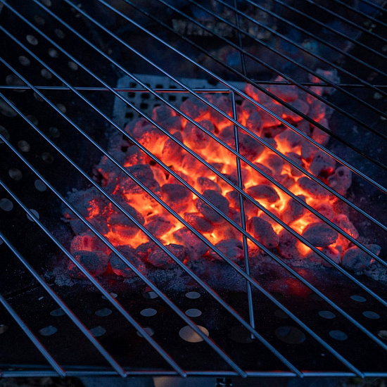 Костровая чаша-гриль Winnerwell Flat Firepit Medium с решетками для угля и гриля - Фото 22 большая