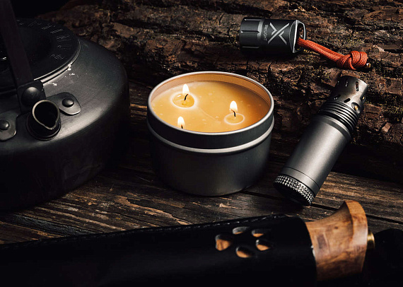 Походная свеча Exotac Candletin Slow Burn Small - Фото 3 большая