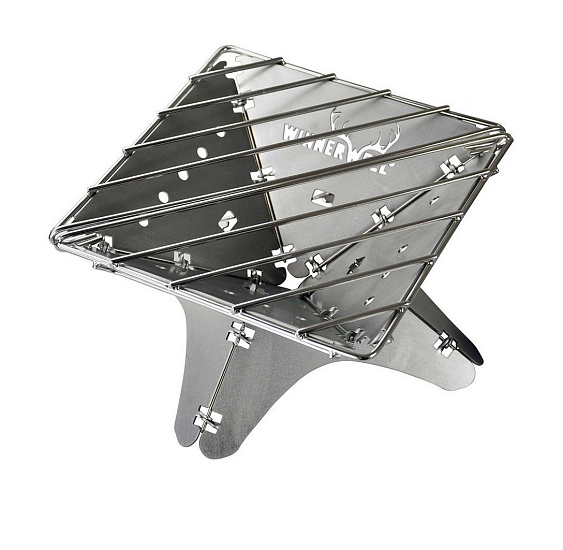 Костровая чаша-гриль Winnerwell Flat Firepit Small с решетками для угля и гриля - Фото 8 большая