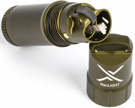 Зажигалка Exotac Titanlight Olive Drab - Фото 2 большая