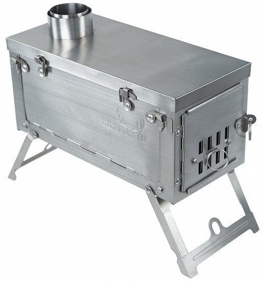 Печь титановая Winnerwell Fastfold Ultralight Backpack Titanium Camping Stove - Фото 1 большая