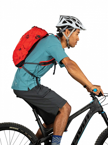 Рюкзак Osprey Syncro 12 Firebelly Red - Фото 7 большая