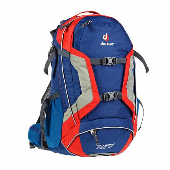 Рюкзак Deuter Bike Trans Alpine Pro 28 Steel Papaya - Фото 1 большая