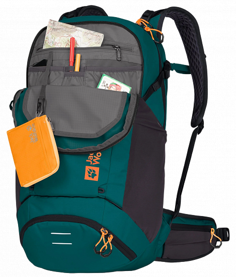 Рюкзак Jack Wolfskin Moab Jam Shape 25 Sea Green - Фото 3 большая