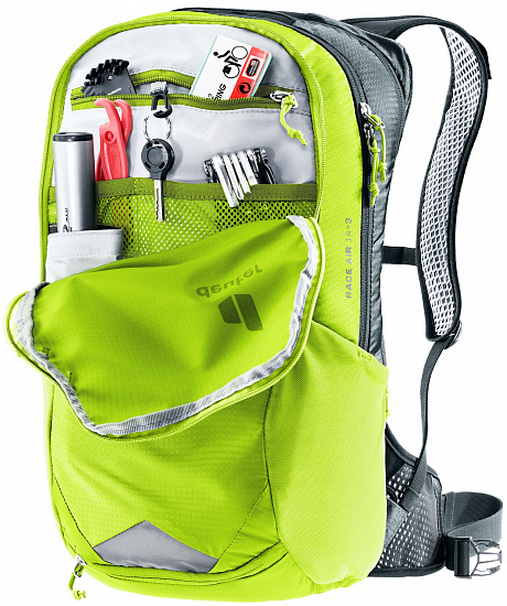 Рюкзак Deuter Race Air 14+3 Citrus/Graphite - Фото 11 большая