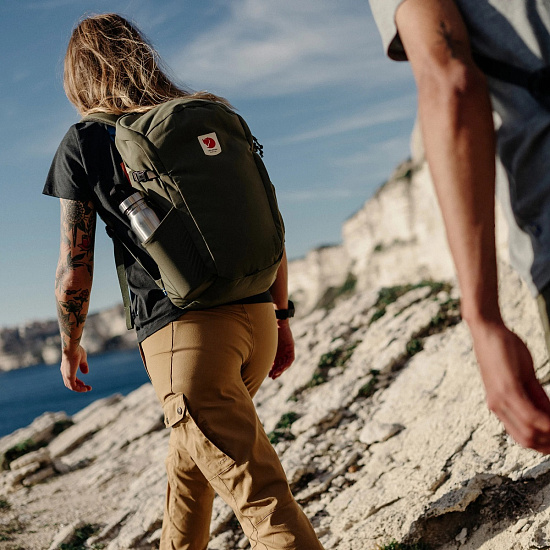Рюкзак Fjallraven Ulvo 23 Green - Фото 7 большая