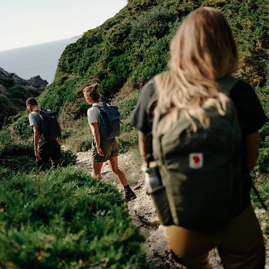 Рюкзак Fjallraven Ulvo 23 Green - Фото 8 большая