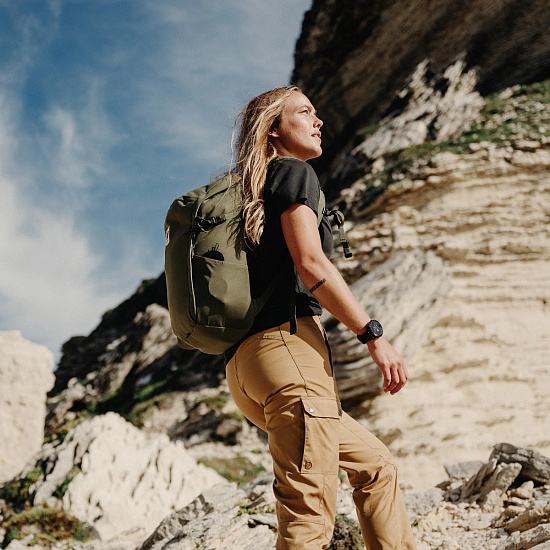 Рюкзак Fjallraven Ulvo 23 Green - Фото 10 большая