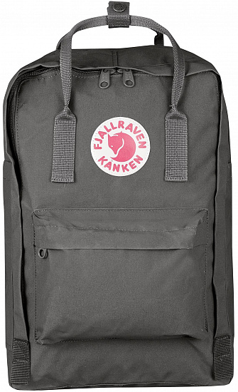 Рюкзак Fjallraven Kanken Laptop 15" Super Grey - Фото 1 большая
