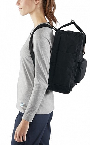 Рюкзак Fjallraven Kanken Laptop 15" Super Grey - Фото 4 большая