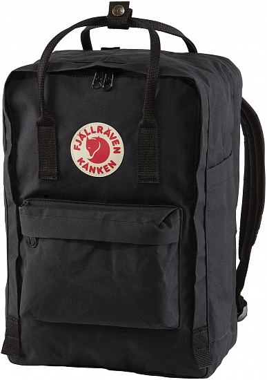 Рюкзак Fjallraven Kanken Laptop 15" Black - Фото 2 большая